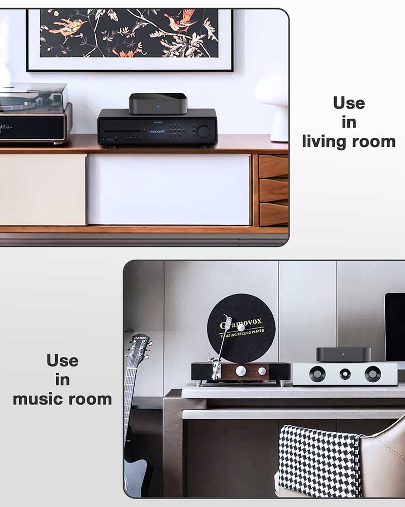 ARSY Ne-3 Plus Streaming Music Receiver, Airplay 2 Receiver, Audio WiFi Receiver Streamer, Hi-Res Audio from Spotify, Tidal, Roon