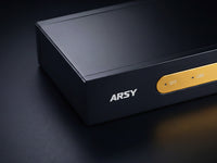 ARSY GTF-1 Audio Network Converter Switch, 1Gbps Ethernet and SFP Ports with Anti-Interference for Lossless Audio Streaming, Plug-and-Play