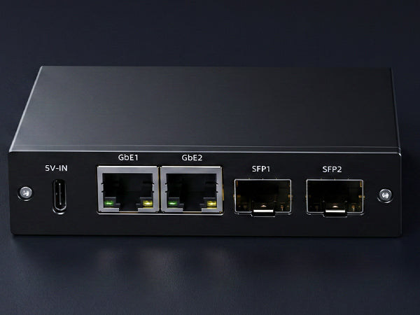 ARSY NSW-1 Hi-Fi Audio-Grade Network Switch, 1Gbps Ethernet and SFP Ports with Anti-Interference for Lossless Audio Streaming, Plug-and-Play