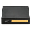 ARSY GTF-1 Audio Network Converter Switch, 1Gbps Ethernet and SFP Ports with Anti-Interference for Lossless Audio Streaming, Plug-and-Play