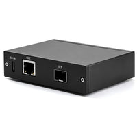 ARSY GTF-1 Audio Network Converter Switch, 1Gbps Ethernet and SFP Ports with Anti-Interference for Lossless Audio Streaming, Plug-and-Play
