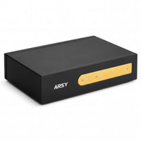 ARSY GTF-1 Audio Network Converter Switch, 1Gbps Ethernet and SFP Ports with Anti-Interference for Lossless Audio Streaming, Plug-and-Play
