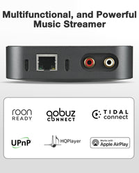 ARSY Ne-3 Streaming Music Receiver, Airplay 2 Receiver, Audio WiFi Receiver Streamer Hi-Res Audio from Tidal, Roon and More